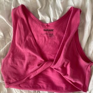 Pink Garage Twist Top